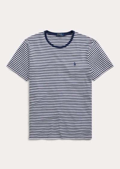 T Shirt Polo Ralph Lauren Custom Slim Striped Homem 27180-SYZR